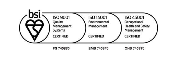 Augean North Sea Services ISO 9001, 14001 and 45001 logo